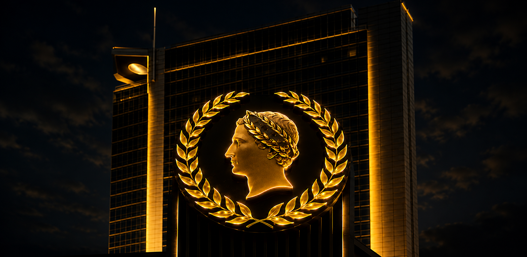 Caesar Windsor Guide Casino hotel companion app banner showing room controls and dining features