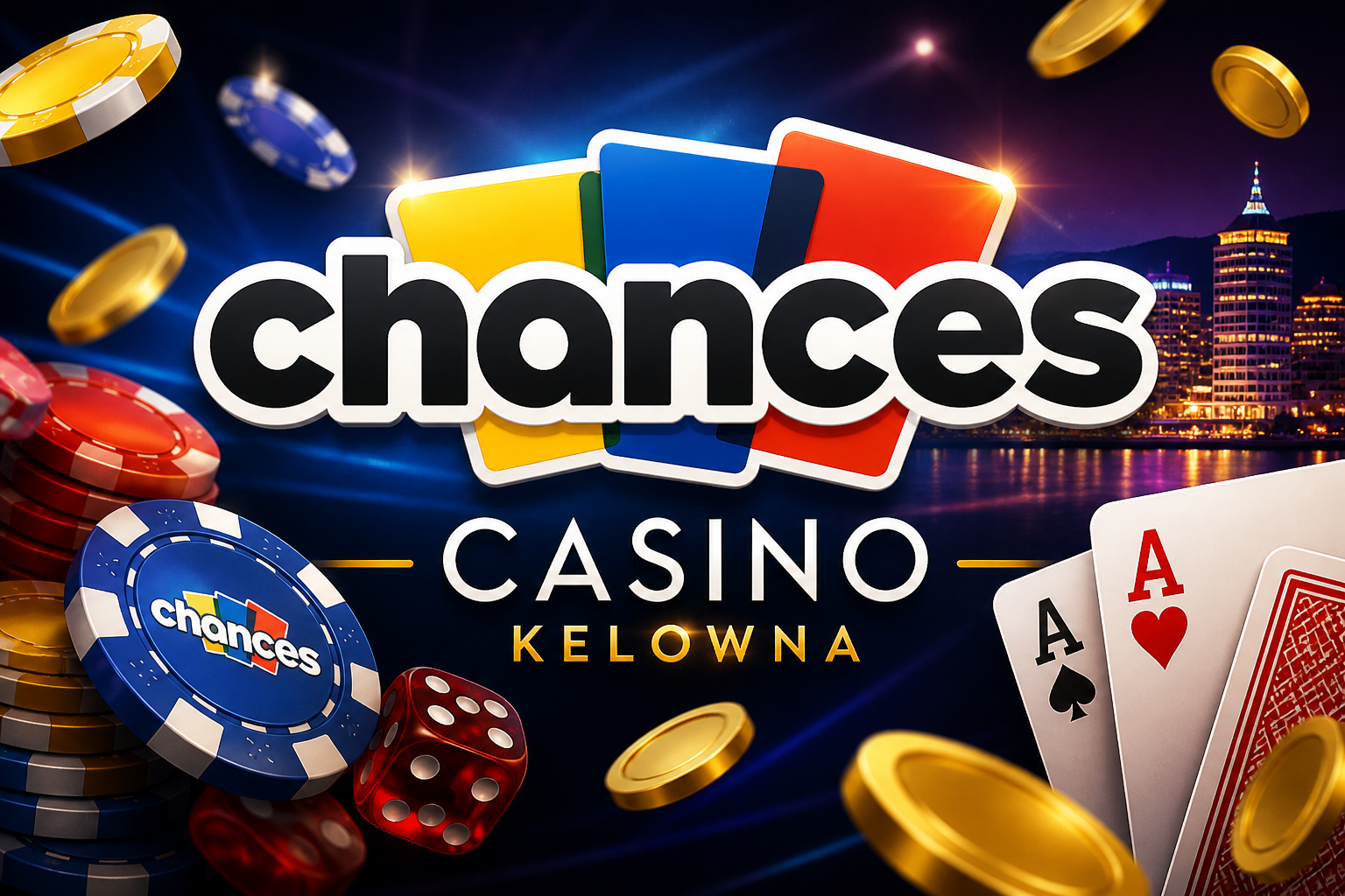 Chances Casino game banner showing daily choice card game interface