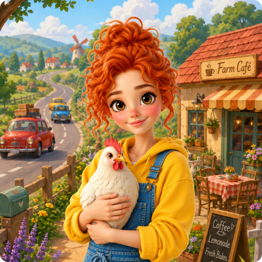 Cozy Chicken Cafe: Lane Side game icon for iOS