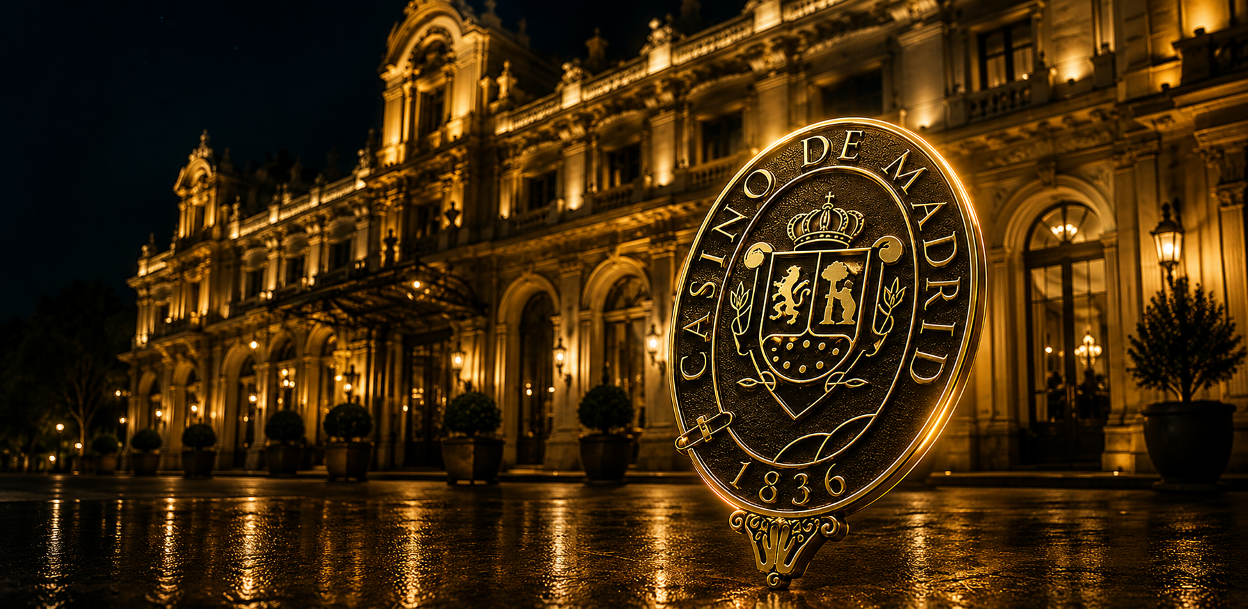 Madrid Resort Companion Casino game banner showing hotel resort interface