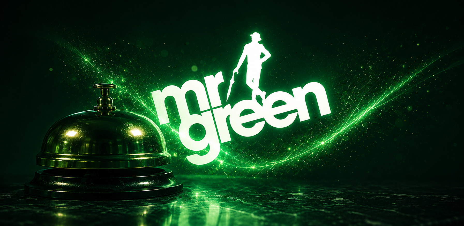Mr. Green Guest Hub Casino resort companion app banner showing hub interface