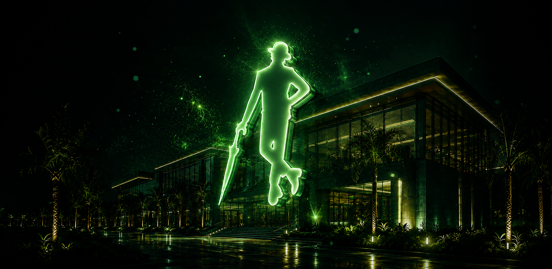 Mr. Green Resort Guide Casino app banner showing resort interface on iOS
