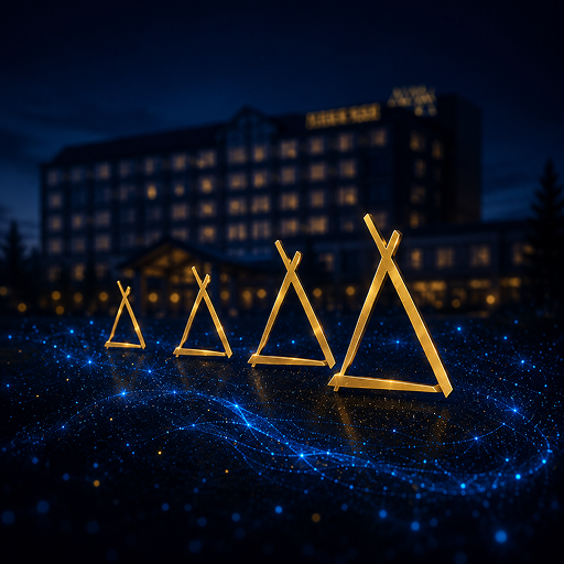 River Cree Services Casino guest app banner showing resort features