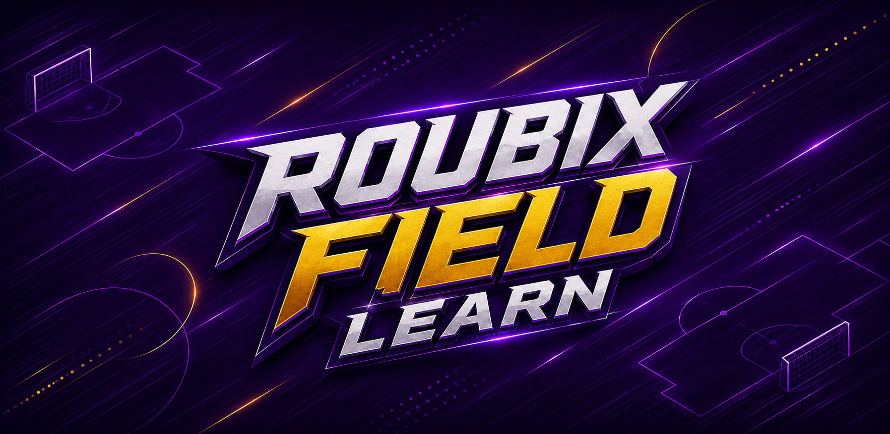 Roubix Field Learn game banner showing sports learning interface