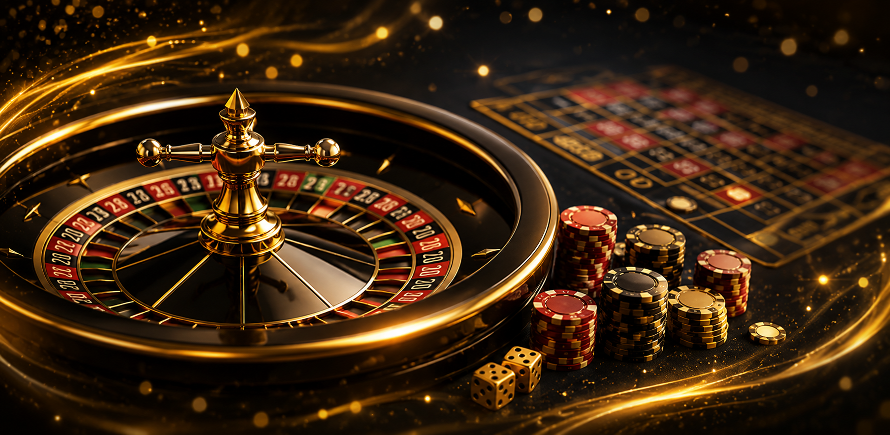 Roulette Casino Trainer HUB game banner showing roulette wheel and table layout