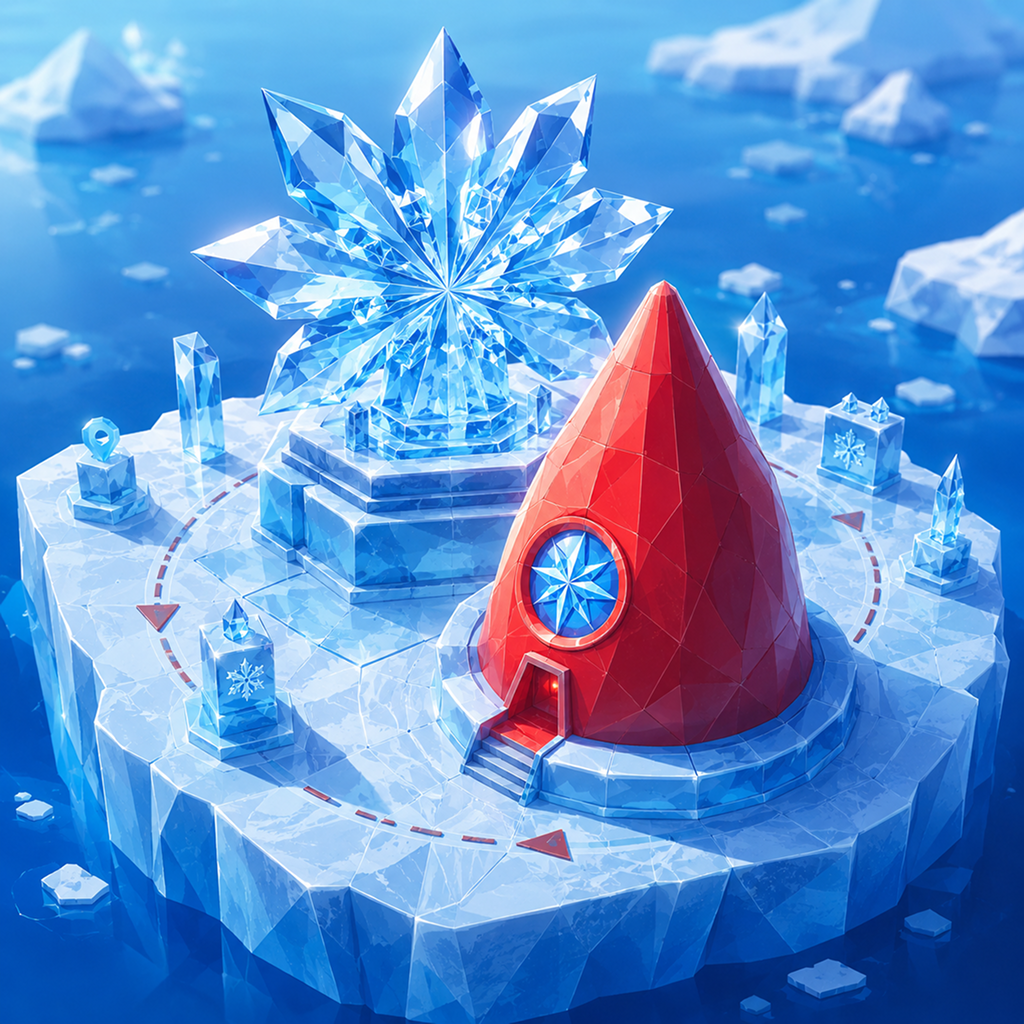 Sculpted Ice Explorer game icon for iOS