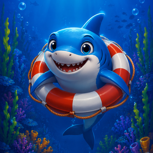 Shark Blue World app icon for iOS