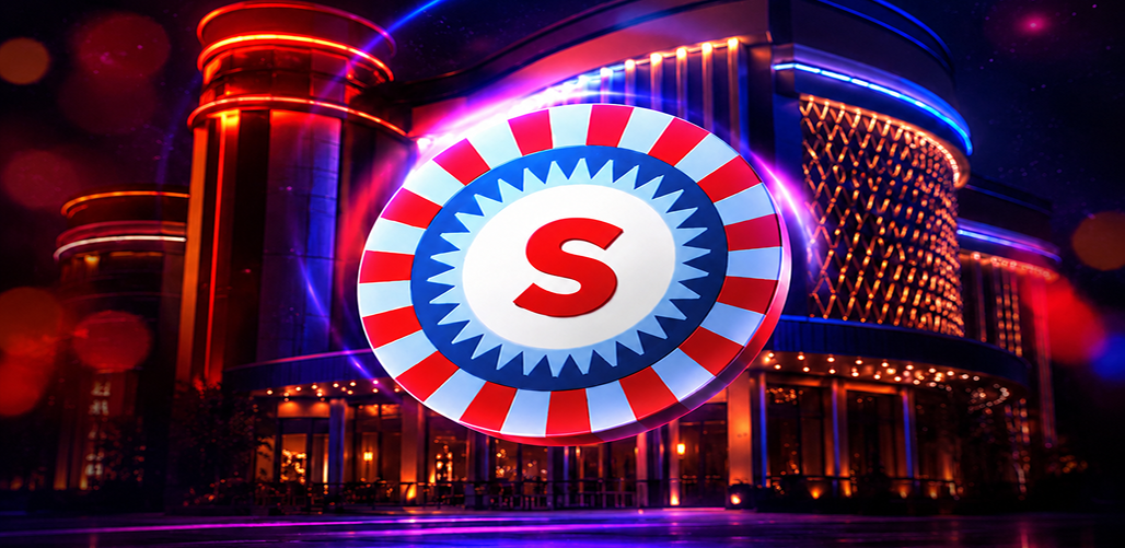 Shorelines Hotel Guide Casino app banner showing hotel interface on iOS