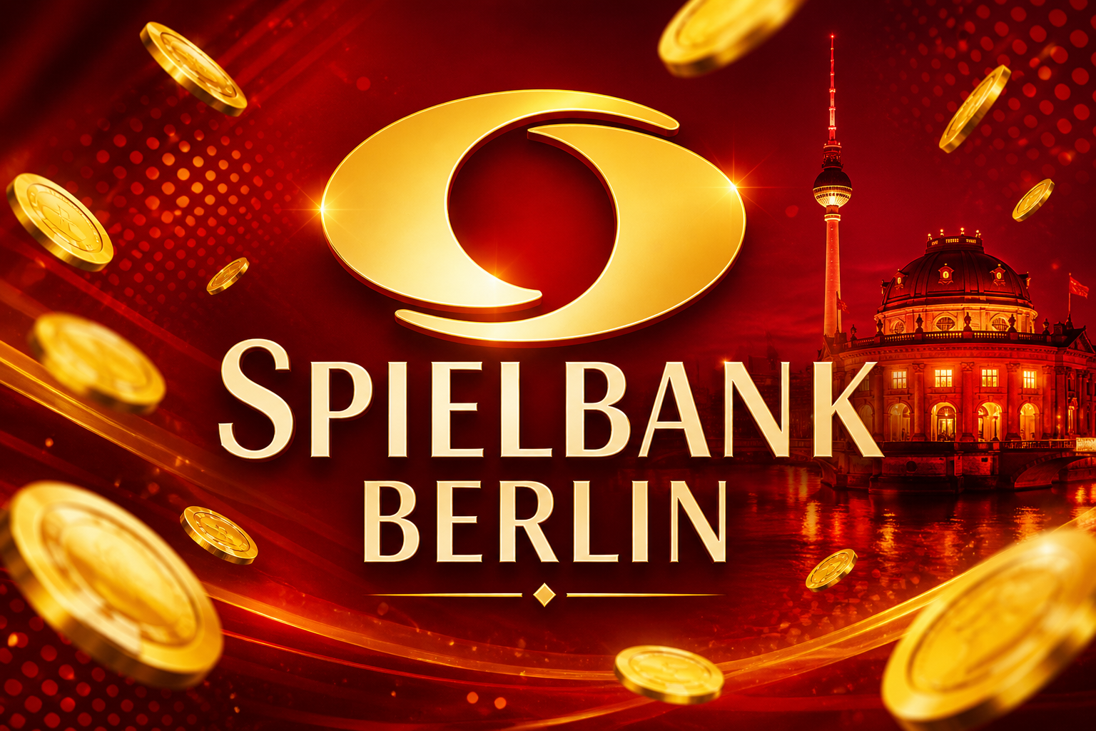 Spielbank Berlin game banner showing casino arcade interface