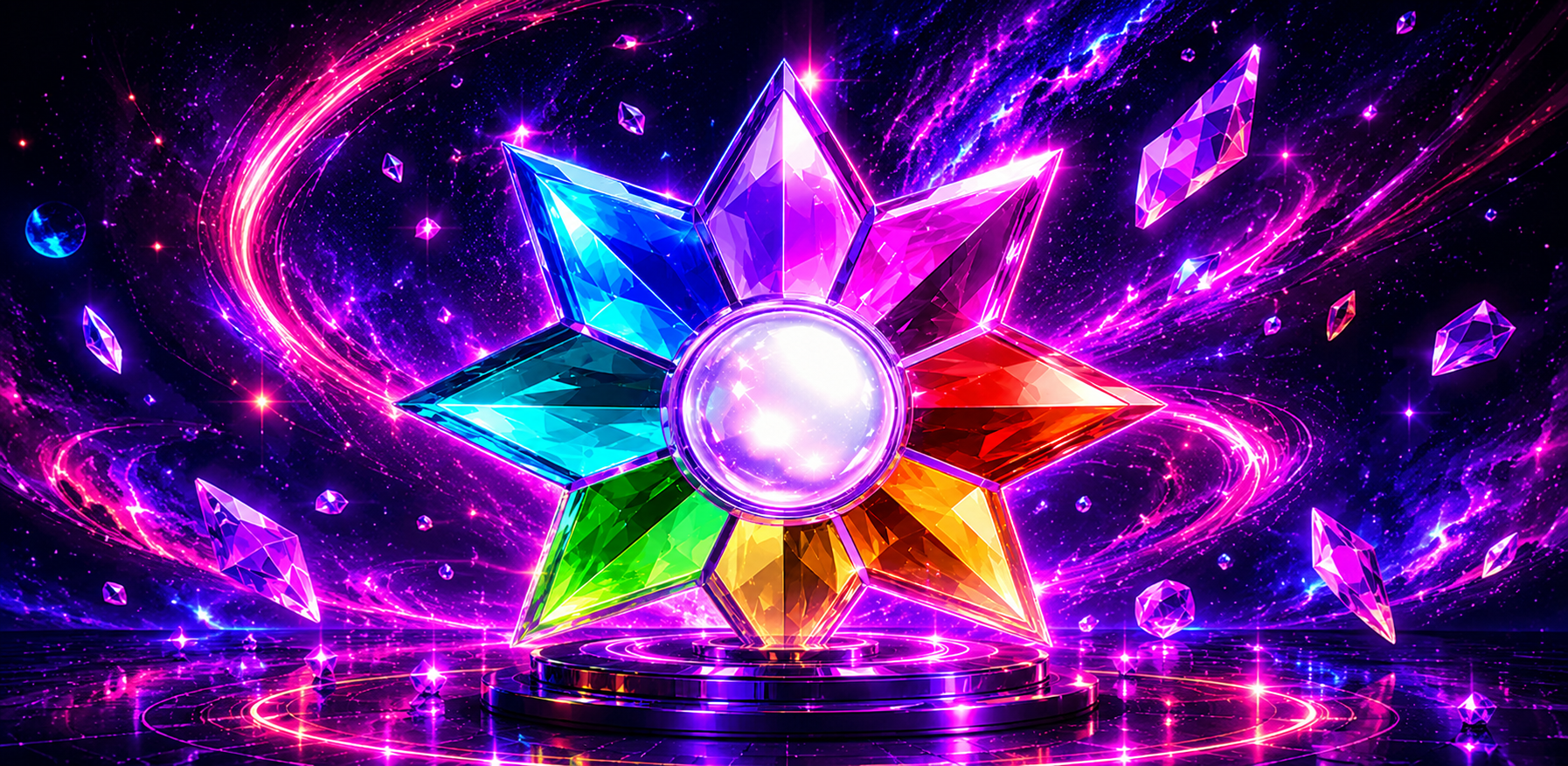 Starburst Casino Galaxy Pass banner showing cosmic space event interface