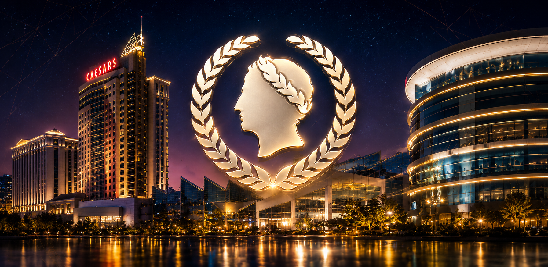 Visit Caesars Windsor Casino app banner showing resort interface